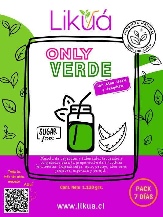 ONLY VERDE CON ALOE & JENGIBRE