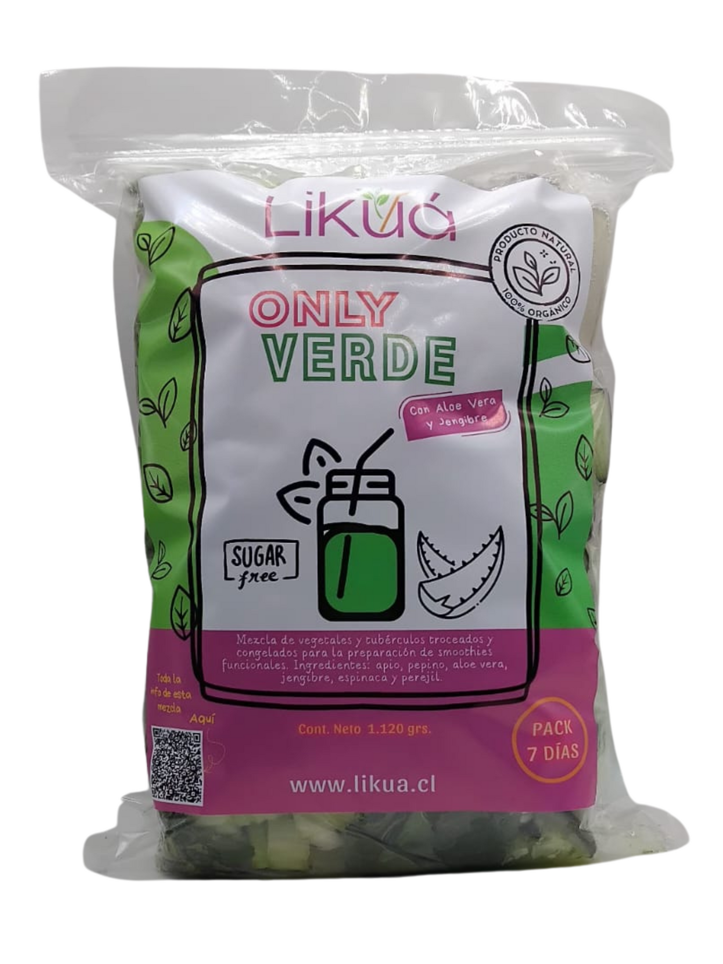 ONLY VERDE CON ALOE & JENGIBRE