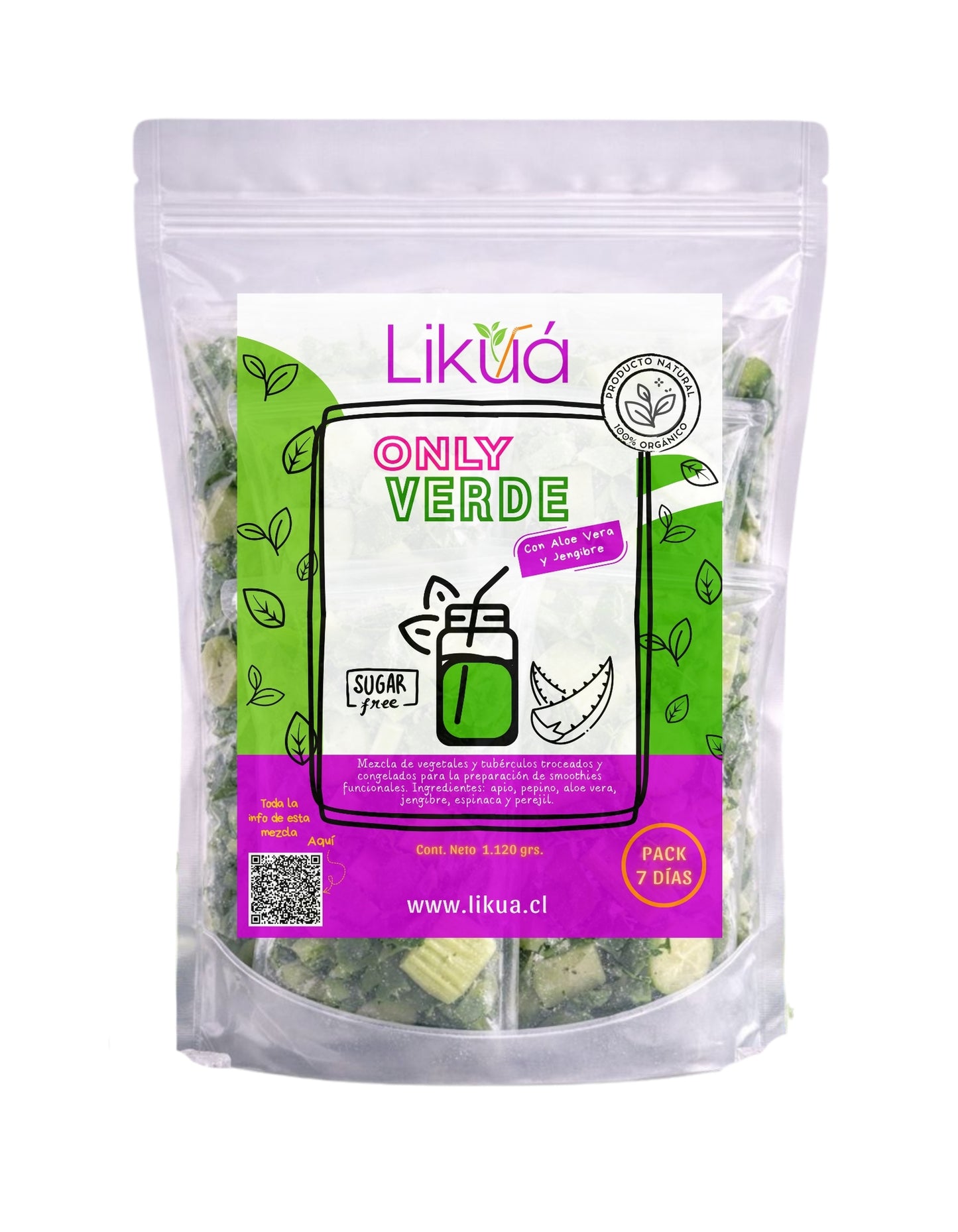 ONLY VERDE CON ALOE & JENGIBRE